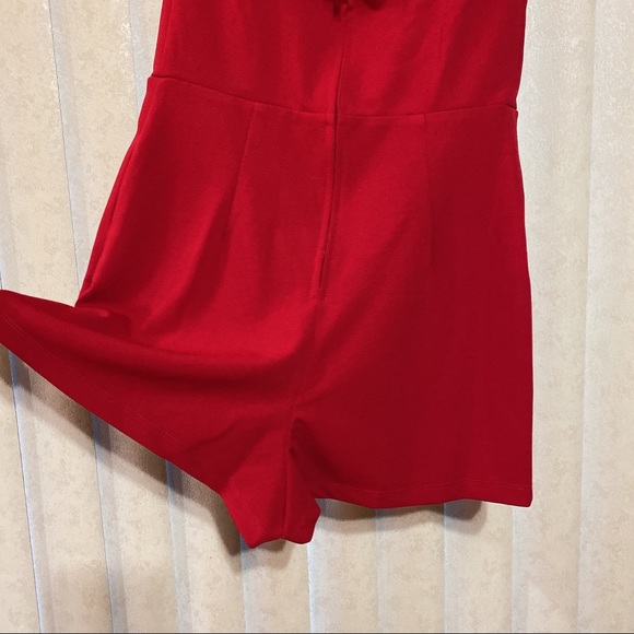 crystal sky jumpsuit shorts red XS S M - Picture 4 of 8